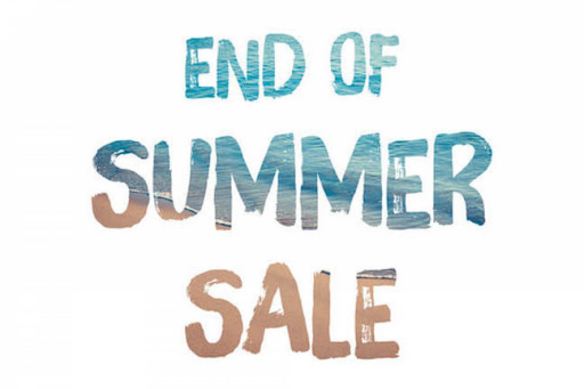 END OF SUMMER SALE IS HERE! image