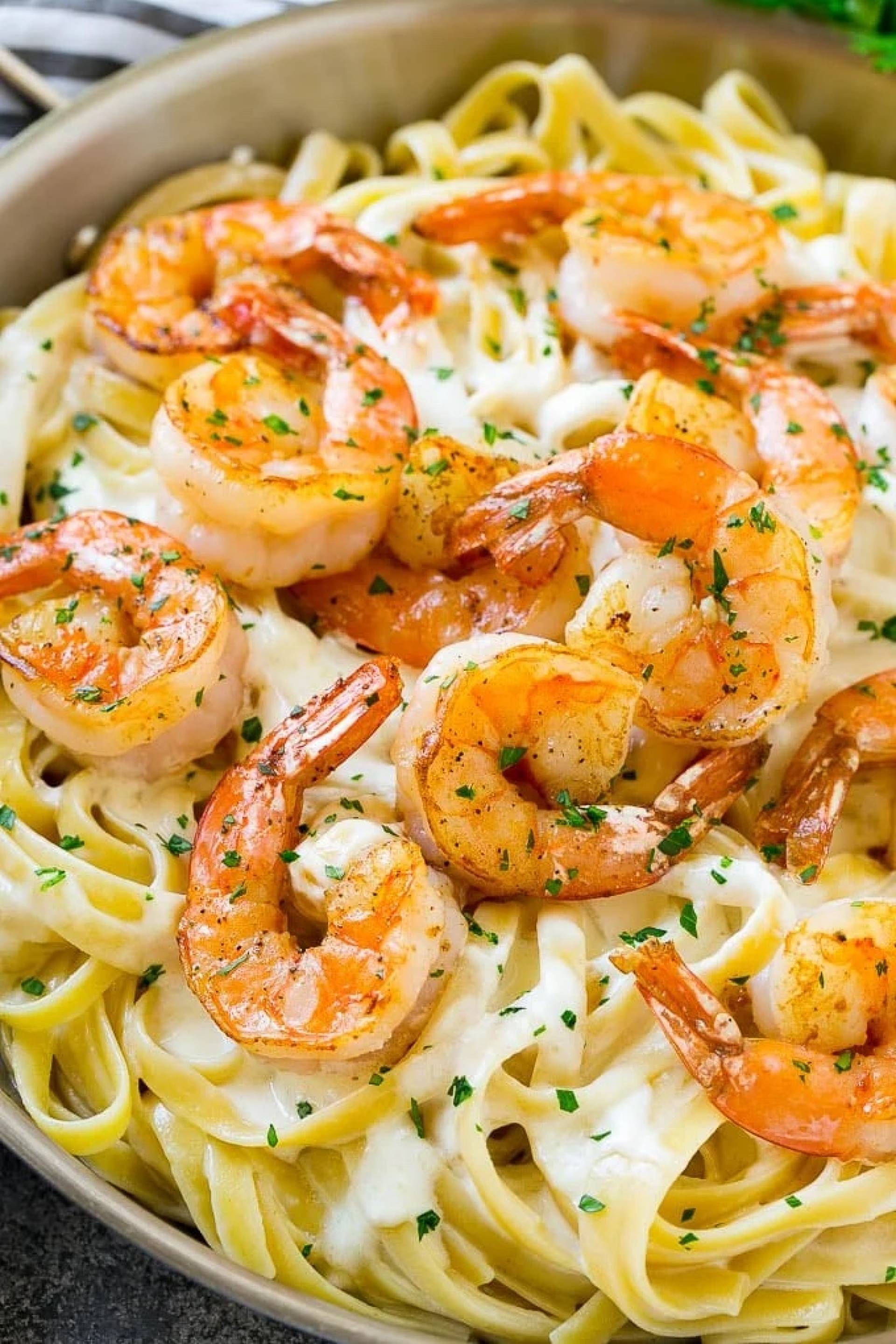 Shrimp Fettuccine Alfredo