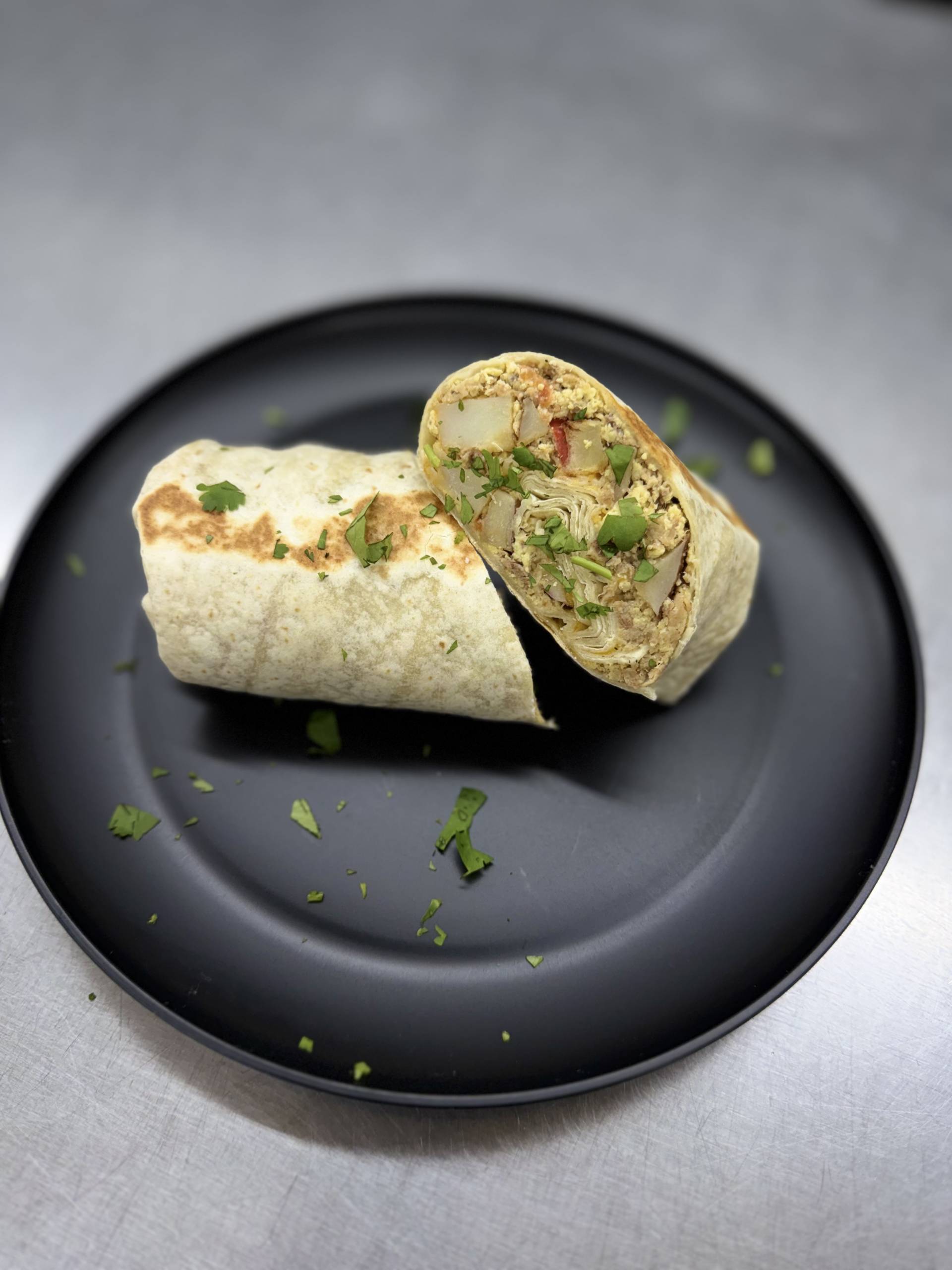 Machaca Breakfast Burrito
