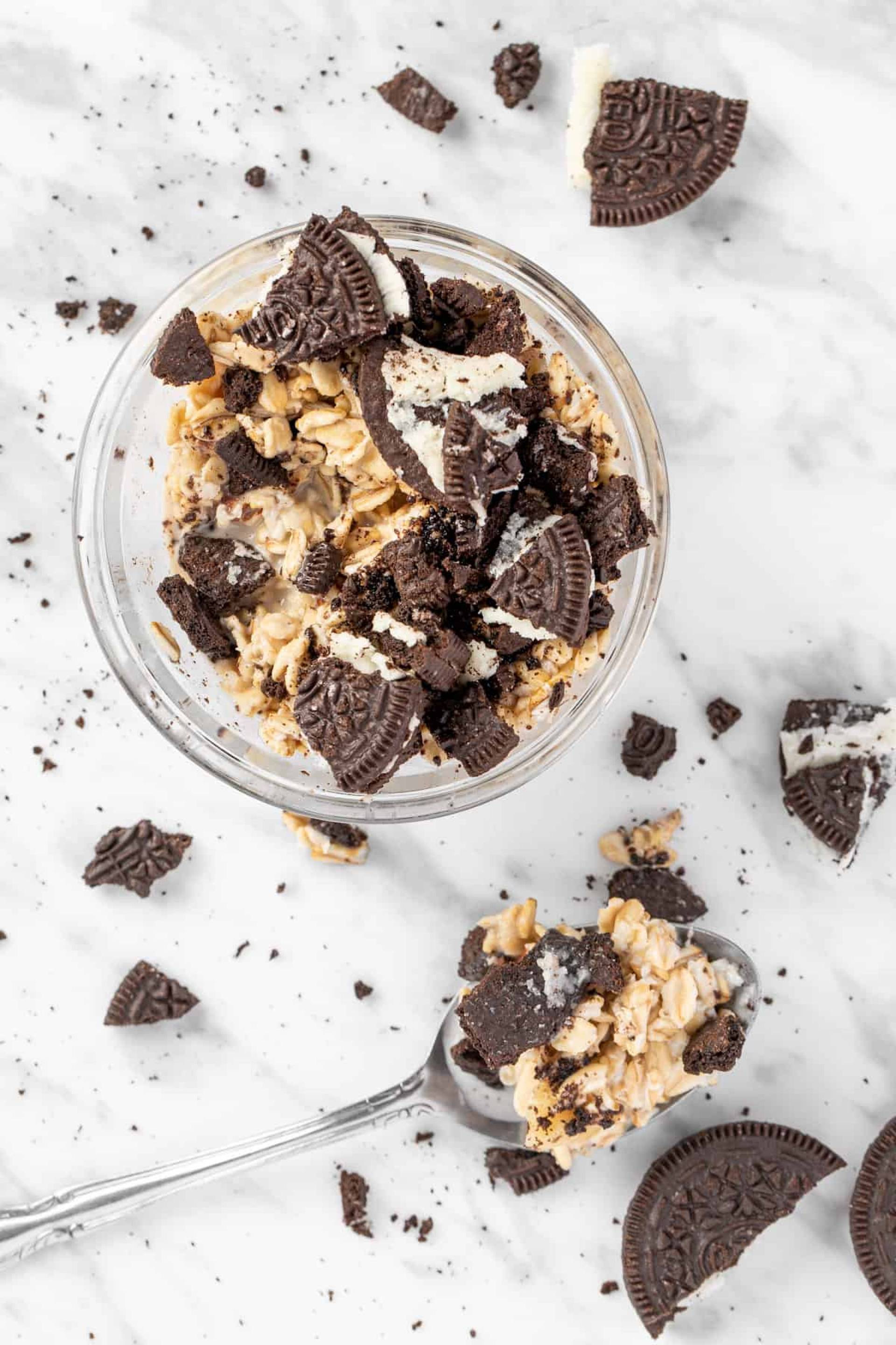 Oreo Overnight Oats