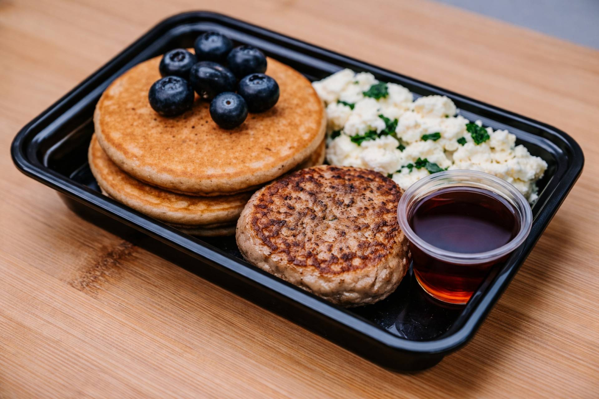 Blueberry Protein Pancakes