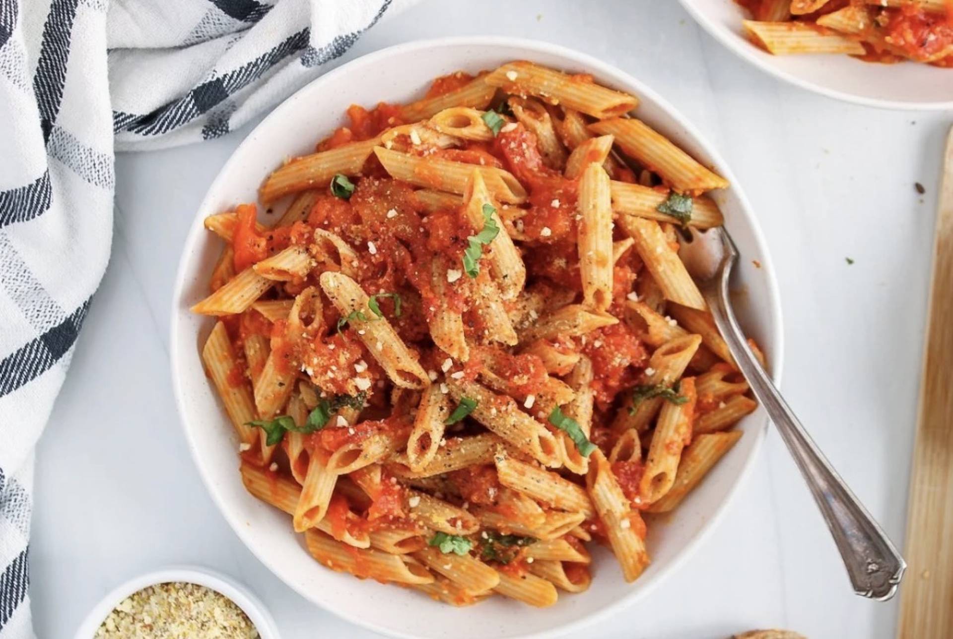 Vegetarian Penne Pasta