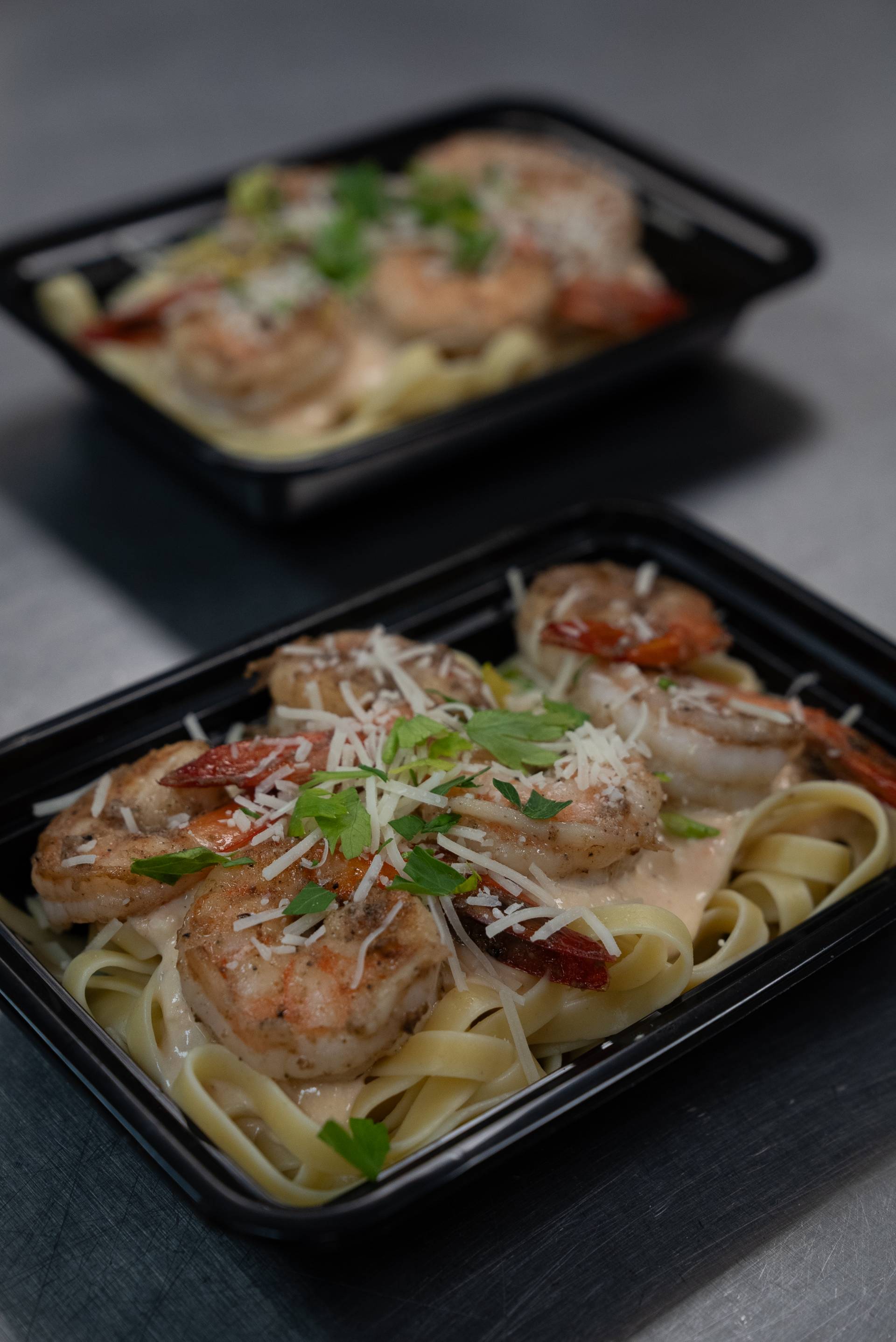 Creamy Tomato Pasta (Shrimp)