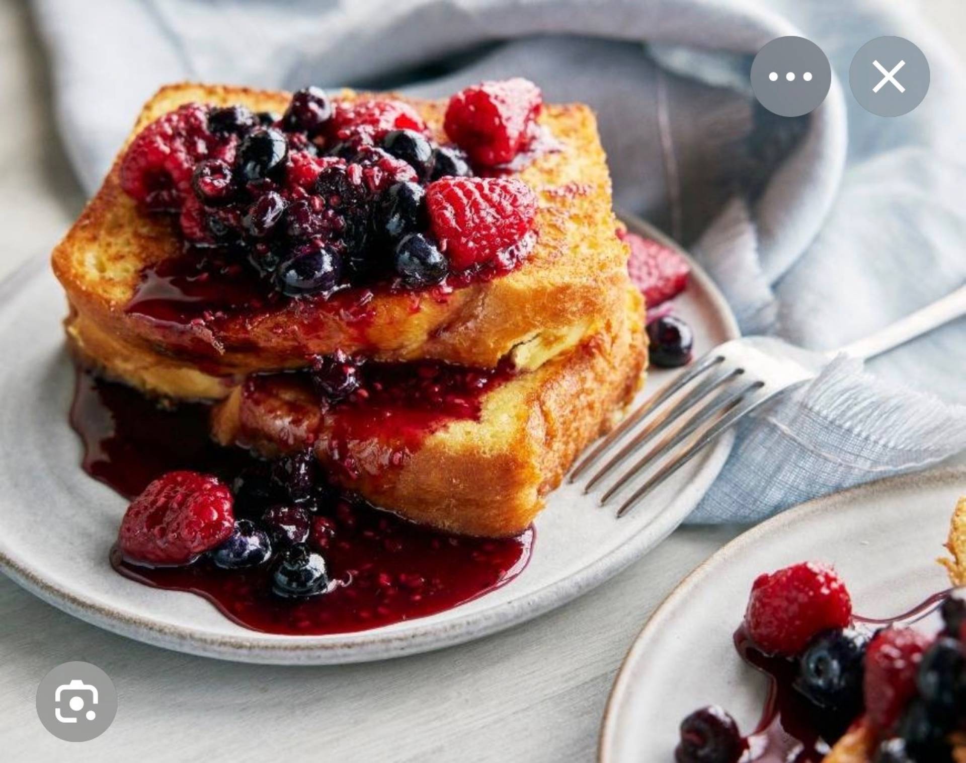 Triple Berry Protein French Toast