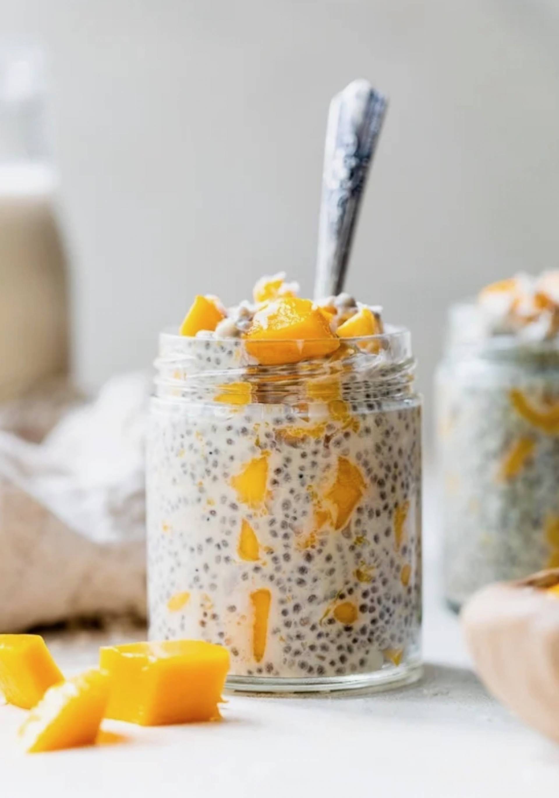 Mango Chia Seed Pudding